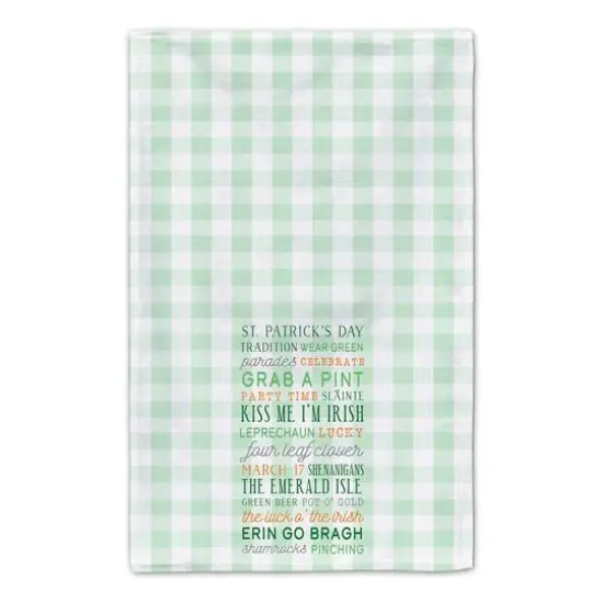 St Pat Words Tea Towel Set of 2 {5}