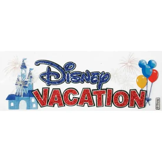 Disney Title Dimensional Stickers-Disney Vacation {3}