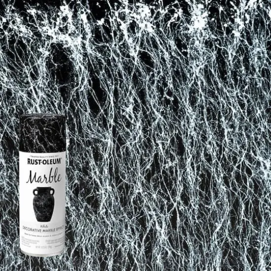 Rust-Oleum&reg; Marble Spray Paint White {3}