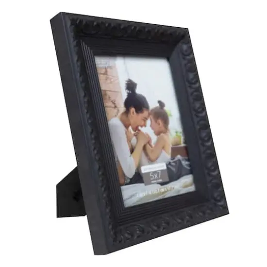Expressions&trade; 5" x 7" Charcoal Ornate Frame by Studio D&eacute;cor&reg; {3}