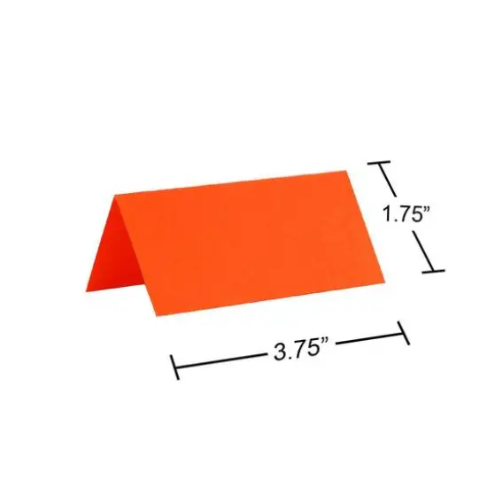 JAM Paper Printable Place Cards, 12ct. Bright Hue Orange {4}