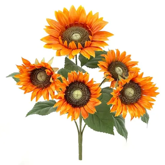 17" Sunflower Bush by Ashland&reg; Orange {1}