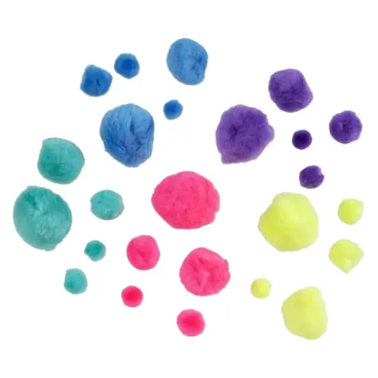 Neon Pom Poms by Creatology&trade; {4}