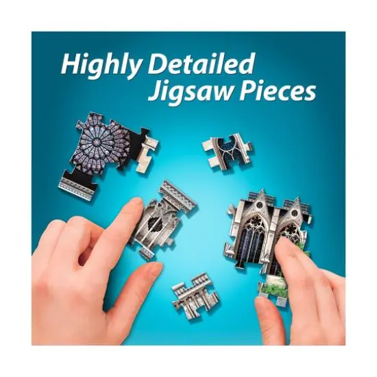 Castles & Cathedrals - Notre-Dame de Paris 3D Puzzle: 830 Pcs {12}
