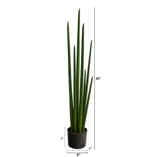3.5ft. Sansevieria Snake Artificial Plant {3}