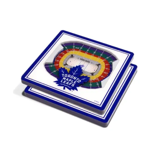 NHL 3D StadiumView Coasters, 2ct. Toronto Maple Leafs {1}