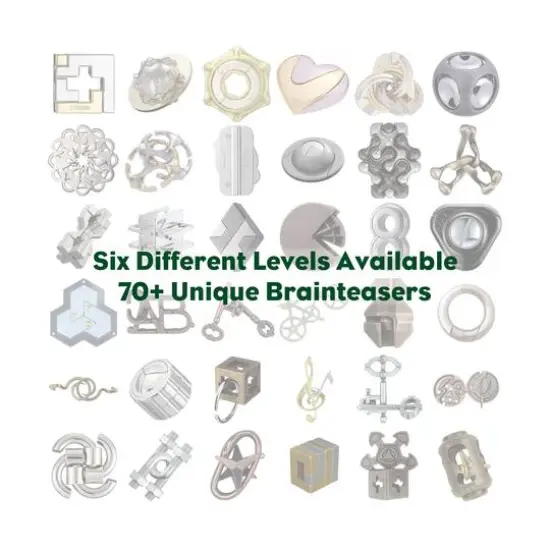 Hanayama Level 3 Cast Puzzle - Hex {7}