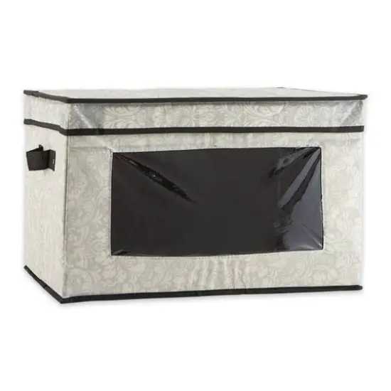 DII&reg; Jumbo Damask Closet Storage Cube {1}
