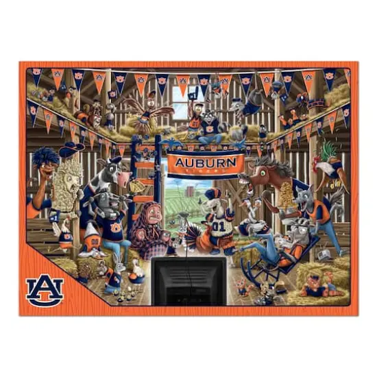 College Barnyard Fans 500 Piece Puzzle Auburn Tigers {5}