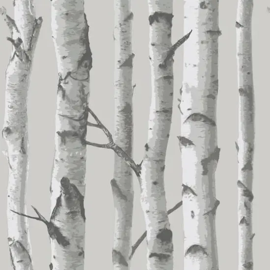 InHome Birch Forest Gray Peel & Stick Wallpaper {1}