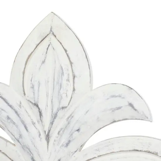 24" White French Themed Wood Wall D&eacute;cor {3}