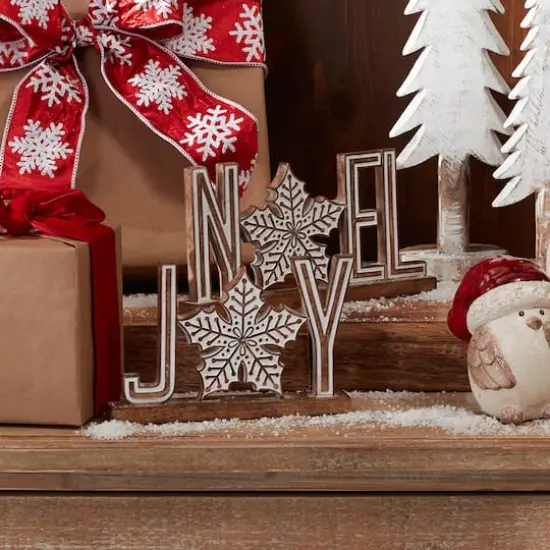Holiday Joy & Noel Tabletop D&eacute;cor Set, 8.5" & 6.75" {3}