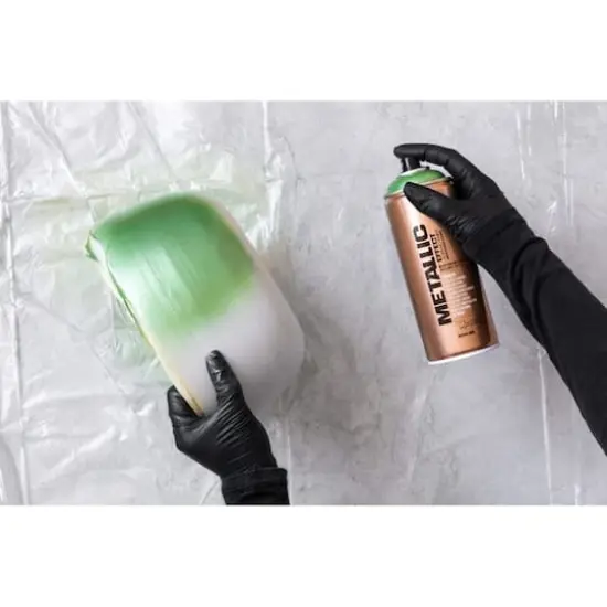 Montana™ Cans Metallic Effect Spray Paint, 400mL Avocado Green {5}