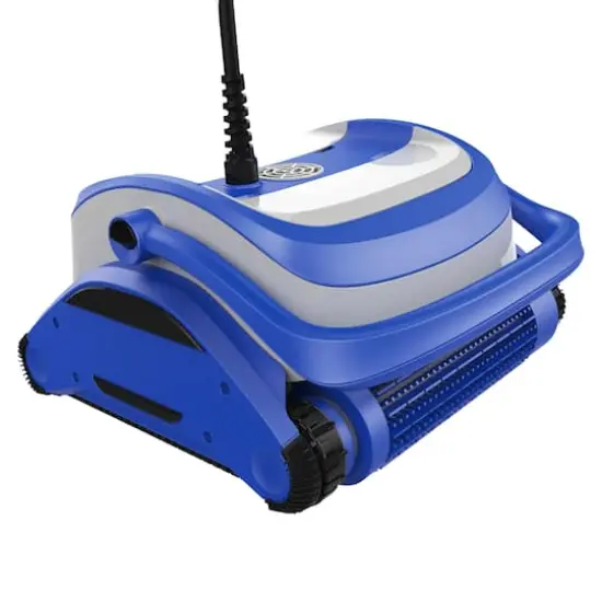 Blue Dual Motor Automatic Wall Climbing Robotic Swimming Pool Cleaner {1}