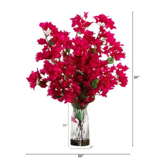 2.5ft. Pink Bougainvillea Arrangement in Vase {6}