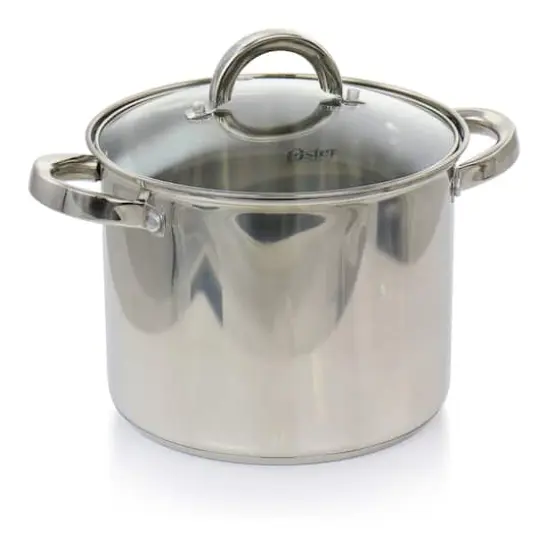 Oster Sangerfield 5qt. Stainless Steel Pasta Pot with Steamer Insert and Basket {6}