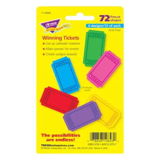 Trend Enterprises&reg; Winning Tickets Mini Accents Variety Pack {4}