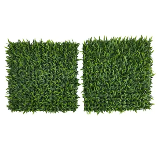 Artificial Grass Wall Mats, 2ct. {1}