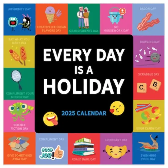 TF Publishing 2025 Every Day's A Holiday Mini Calendar {1}