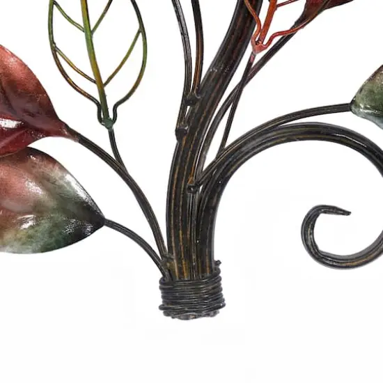 36" Multicolor Metal Traditional Floral Wall D&eacute;cor {4}