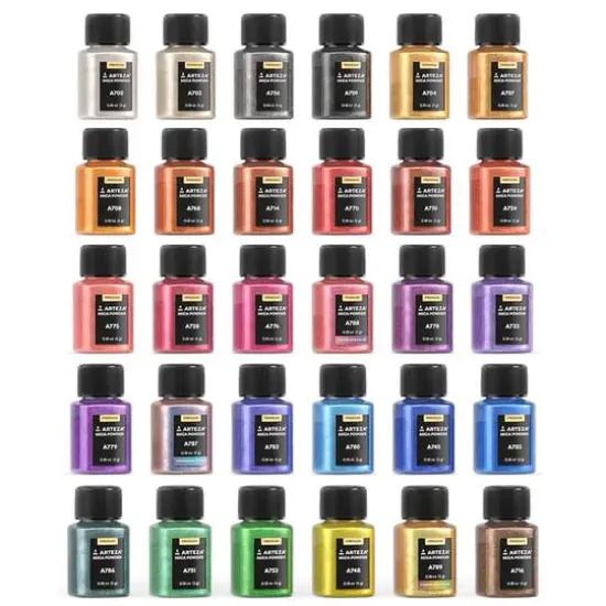 Arteza&reg; Premium Mica Powder Set {3}