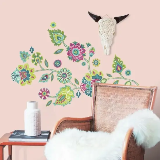 RoomMates Boho Floral Peel & Stick Giant Wall Decals {6}