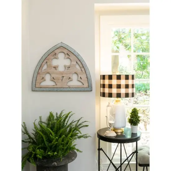 Hello Honey&reg; 27.5'' Silver Wood & Metal Wall D&eacute;cor {7}