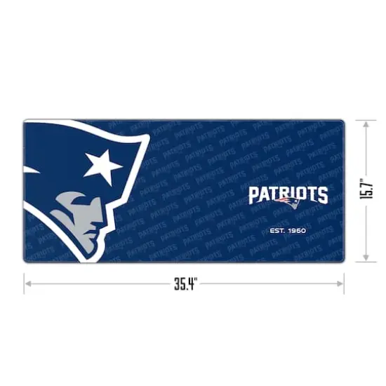 Logo Series Desk Pad New England Patriots {4}