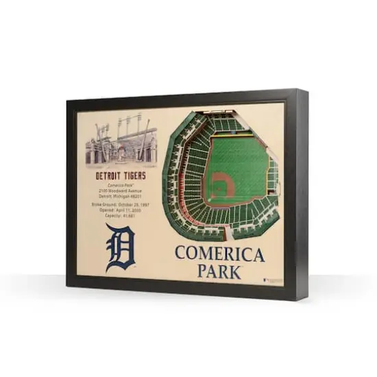 MLB 25-Layer StadiumView Wall Art Detroit Tigers {1}