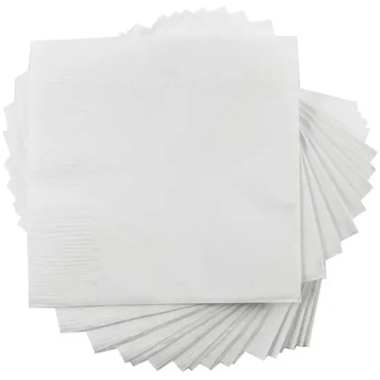 JAM Paper White Medium Lunch Napkins, 600ct. {1}