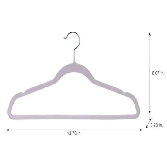 Laura Ashley Kids Velvet Hangers, 25ct. Lavender {6}