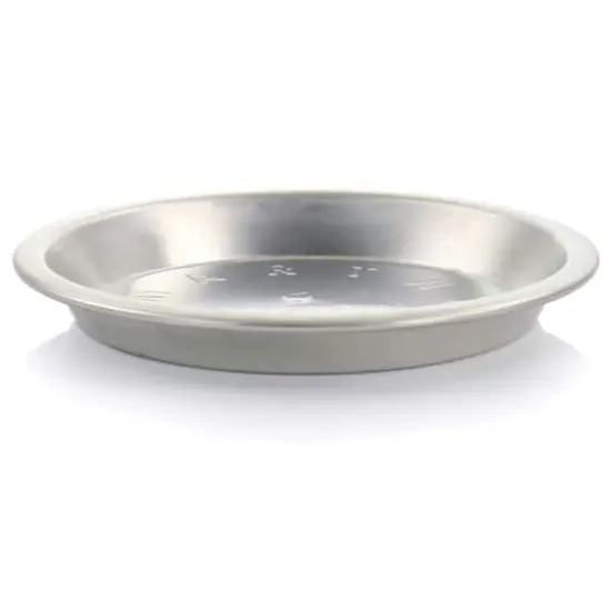 Martha Stewart Silver 9" Round Embossed Aluminum Pie Pan {6}