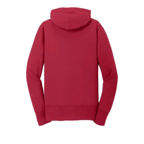 Port & Company&reg; Ladies Core Fleece Full-Zip Hooded Sweatshirt Red {4}