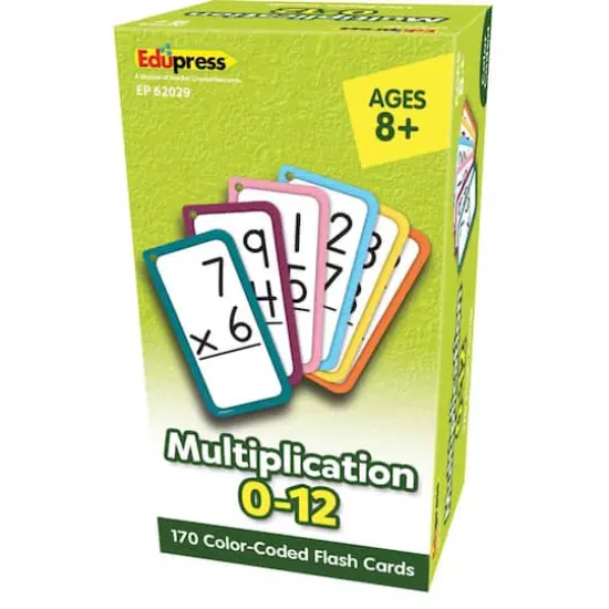 Edupress&trade; Multiplication All Facts 0-12 Flash Cards {1}