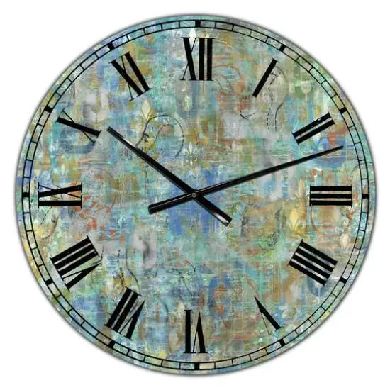 Designart 'Mind Blown Large Modern Wall Clock {1}