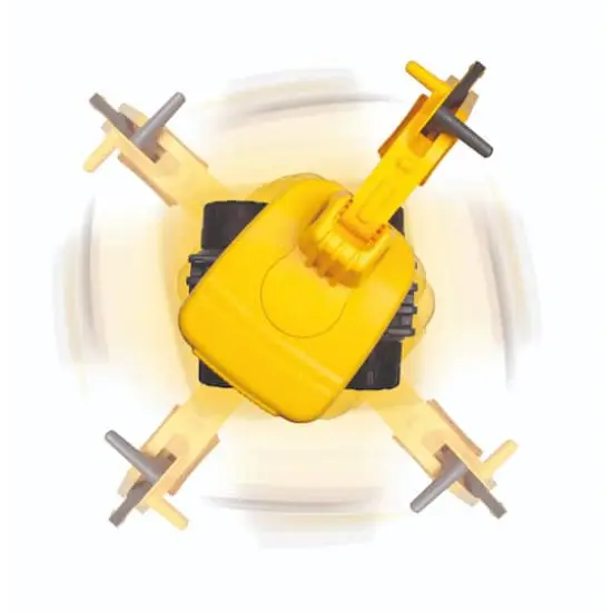 Aquaplay BIG Power Worker Maxi Digger Ride On {5}