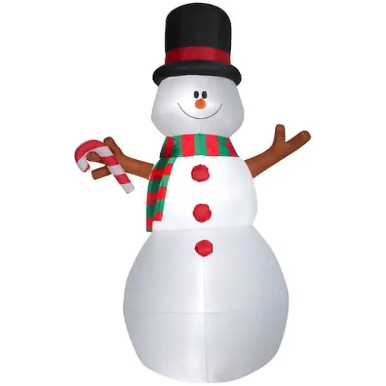 10ft. Airblown&reg; Inflatable Animated Swiveling Snowman {1}