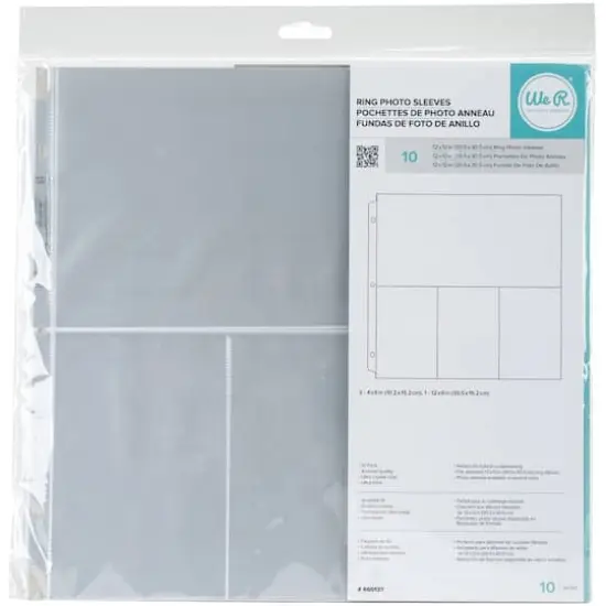 We R Memory Keepers&reg; 12" x 12" Ring Photo Sleeves {3}