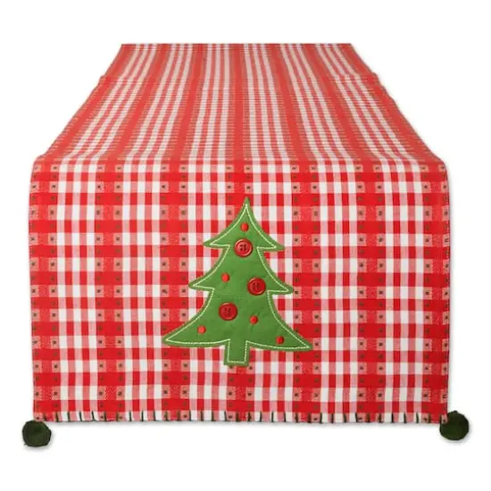 DII&reg; 108" Jolly Tree Table Runner {1}