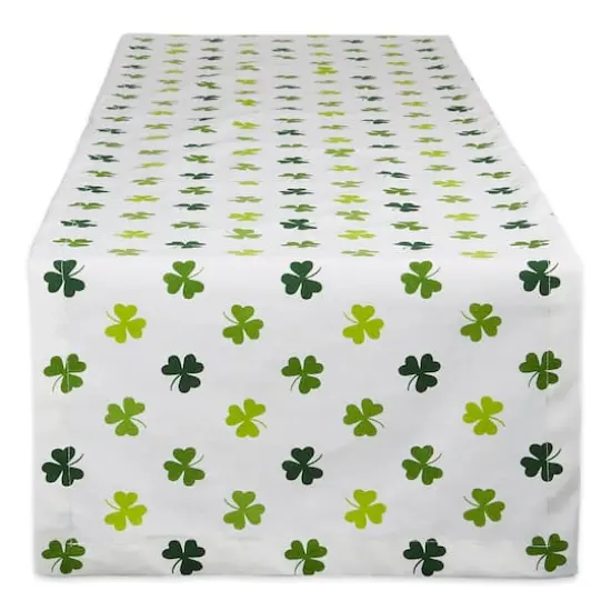 DII&reg; 72" Shamrock Shake Print Table Runner {1}