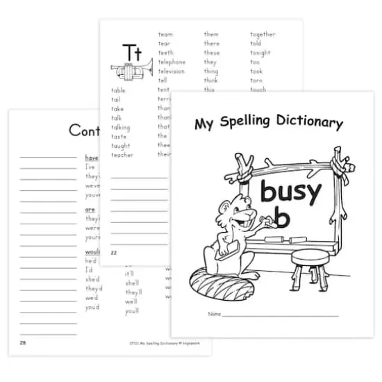 Edupress&trade; My Own Books&trade; My Spelling Dictionary, 6ct. {3}