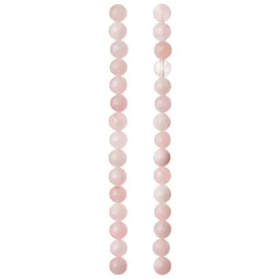 Rose Quartz Round Beads by Bead Landing&trade;, 8mm {4}