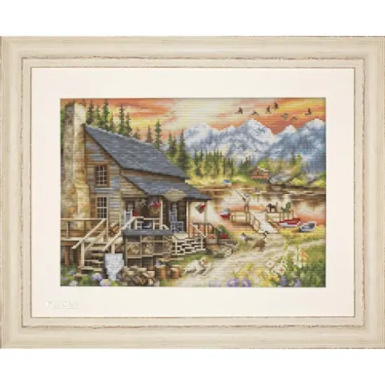 Luca-S Log Cabin Counted Cross Stitch Kit {7}