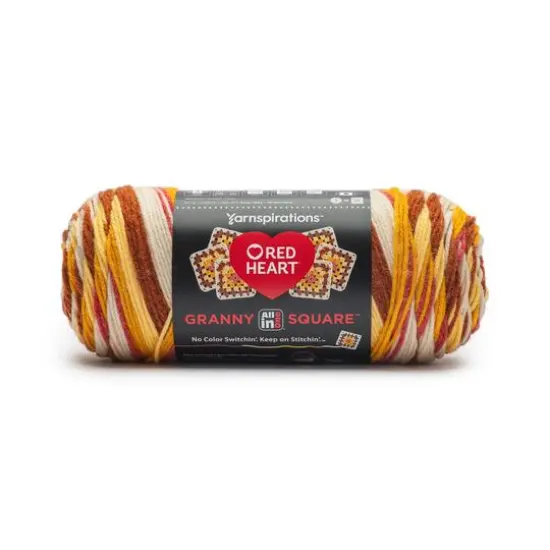 Red Heart&reg; All in One&trade; Granny Square&trade; Yarn Aran - Warm Wheat {1}
