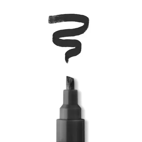 Chisel Tip Multi-Surface Premium Paint Pen by Craft Smart® Black {7}