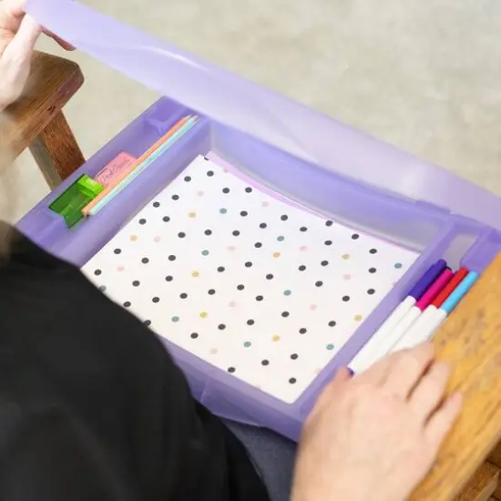 Everything Mary Plastic Lap Desk Purple {10}