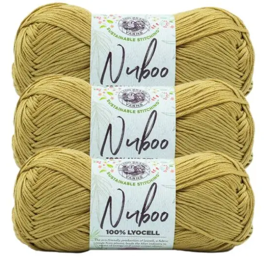 3 Pack Lion Brand&reg; Nuboo Yarn Hazelnut {1}
