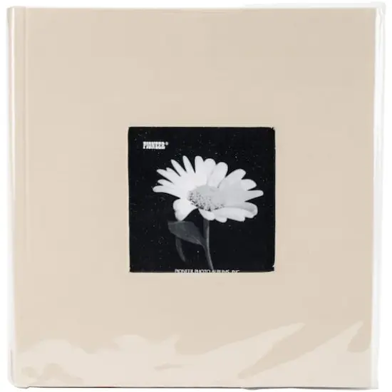 Pioneer&reg; Biscotti Beige Cloth Frame Photo Album, 9" x 9" {1}