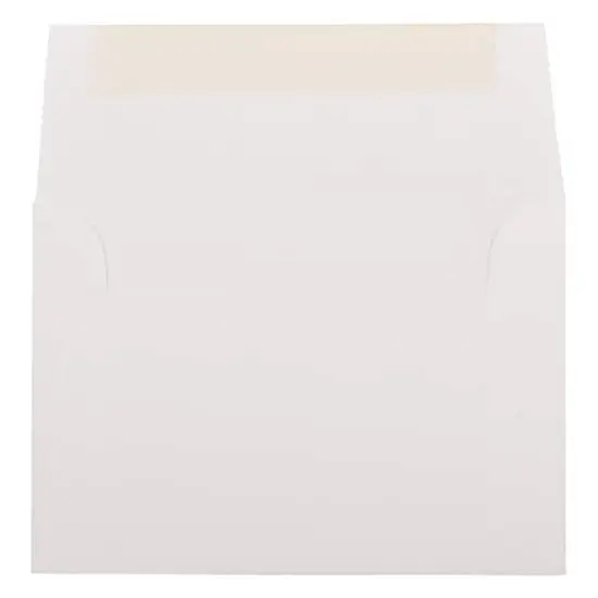 JAM Paper A1 Strathmore Invitation Envelopes, 50ct. Bright White Wove {4}