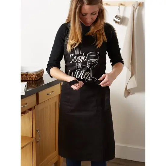 DII&reg; Will Cook For Wine Chef Apron {7}